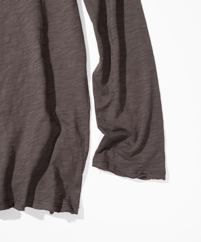 MASSNOUN Slub Cut Divide Long Sleeve Msils001-Br