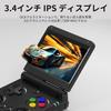 RG34XXSP Handheld Game Linux Foldable Retro Game IPSOCA Full Vibration WiFi Online Play Console, System, Console, Screen, Motor, (RG34XXSP Black)