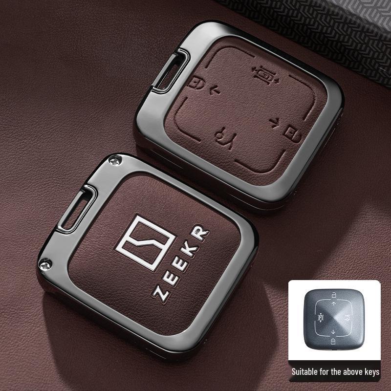 Bluetooth Schlüsseletui für Zeekr JiKe 007 - Auto Zubehör Schale, Schnalle und Herren Tasche