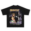 Famous Singer Design Juice WRLD Graphic Print T-shirt Men Women High-street Hip-Hop Comfortable Soft O-neck Loose Casual Oversized Top Summer New Tee