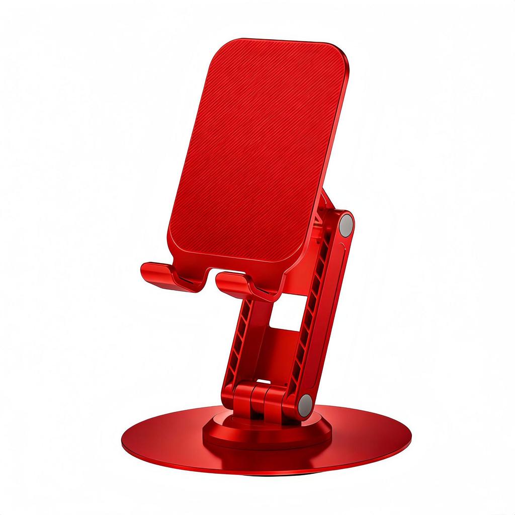Adjustable 360° Dual-Axis Foldable Metal Phone & Tablet Stand