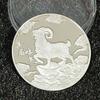 2027 Chinese Zodiac Goat Lucky Coin 1Pcs Premium Collectible Commemorative Souvenir Coin for Home Display Decor