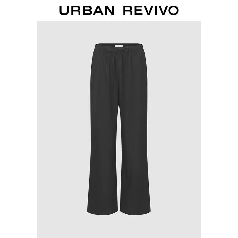 UR Women's Elastic Waist Drawstring Wide-Leg Pants