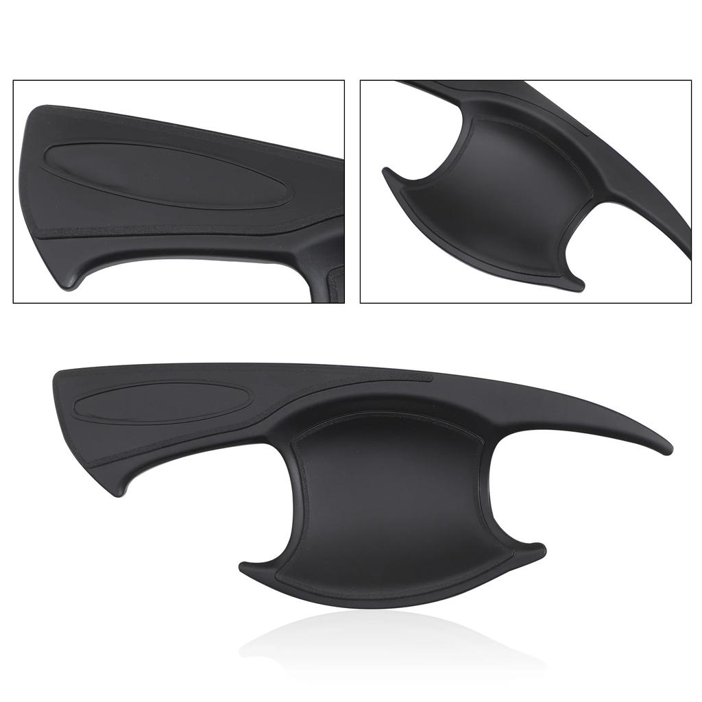 Auto Mattschwarz Türgriff Schüssel Einsatz Abdeckung Für Toyota Hilux Revo 2015 -2025 Türschutz