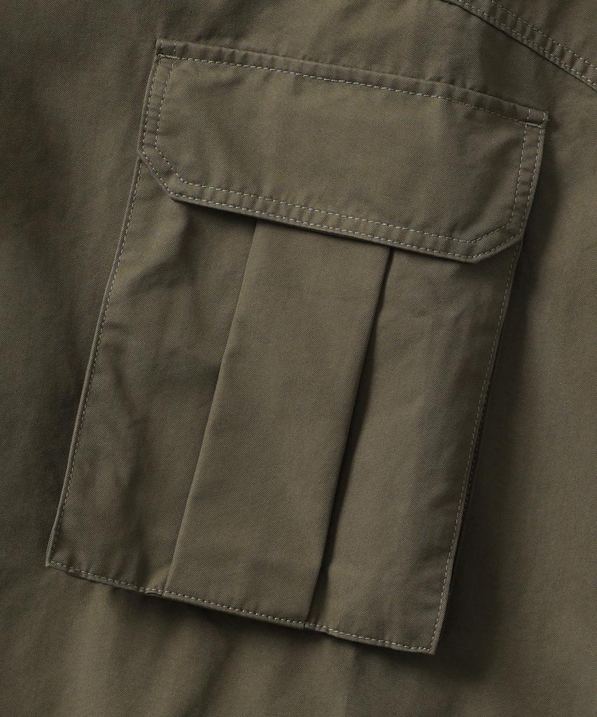 NOIRER Cotton Field Wide Pants (Khaki)