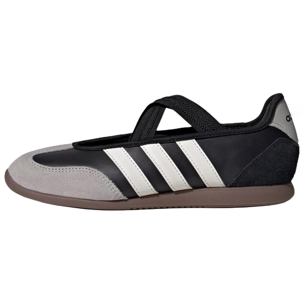 adidas Barreda Klassische Bequeme Mary Jane Schuhe Damenschuhe Schwarz Weiß HQ7401