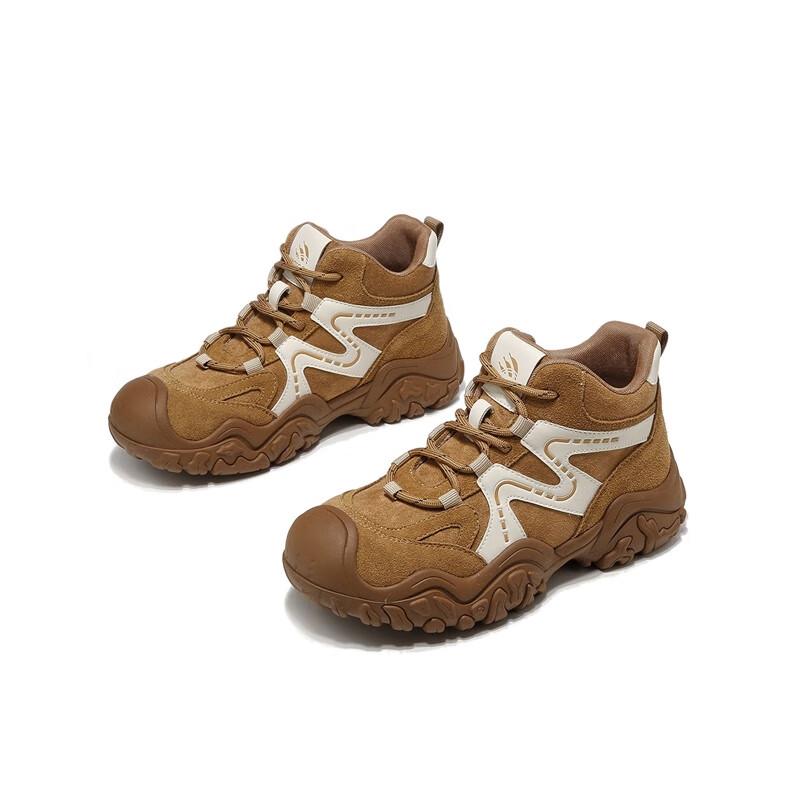 

ERKE Women s Retro High-Top Outdoor Casual Shoes 39
