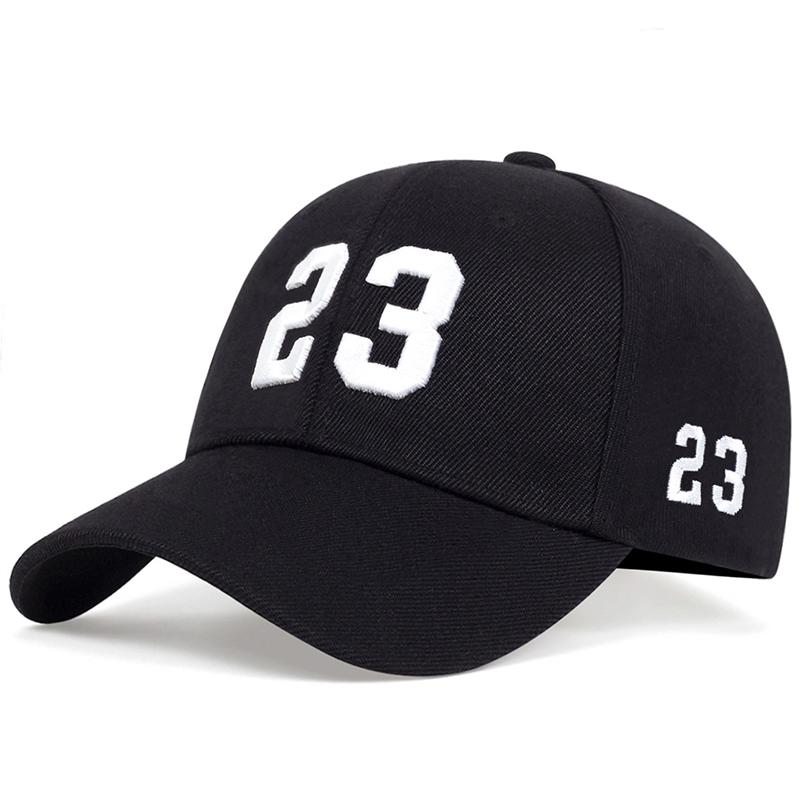 Unisex 23 Embroidery Baseball Caps Spring Autumn Outdoor Adjustable Casual Hats Hip Hop Cap Sunscreen Hat