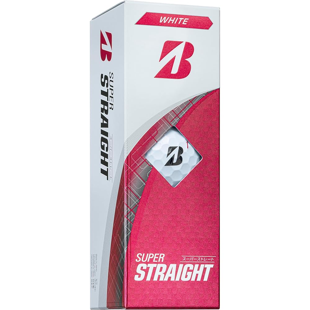 Bridgestone Super Straight Golf Balls 12 Pack White 2025 Model