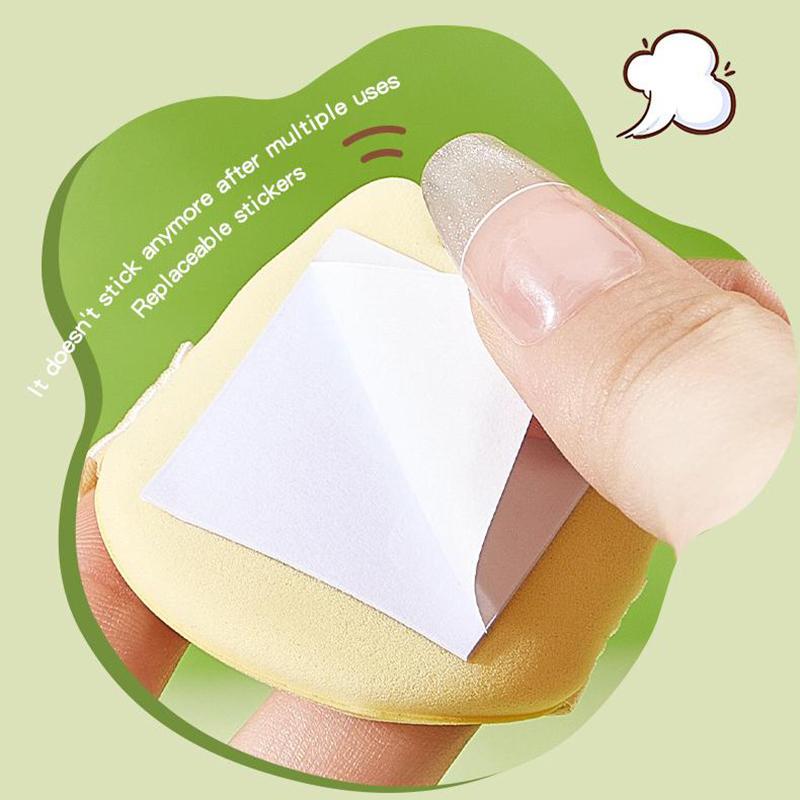 100 Sheets Facial Oil-Blotting Paper With Case Mirror Puff For Makeup Setting Portable Oil-Control Oil-Absorbing Wood Pulp Paper