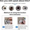 Easy Out Stripped Screw Extractor DIY 4/6 Point Broken Screw Removal Tool Multifunctional Broken Wire Extractor Pipe Maintenance