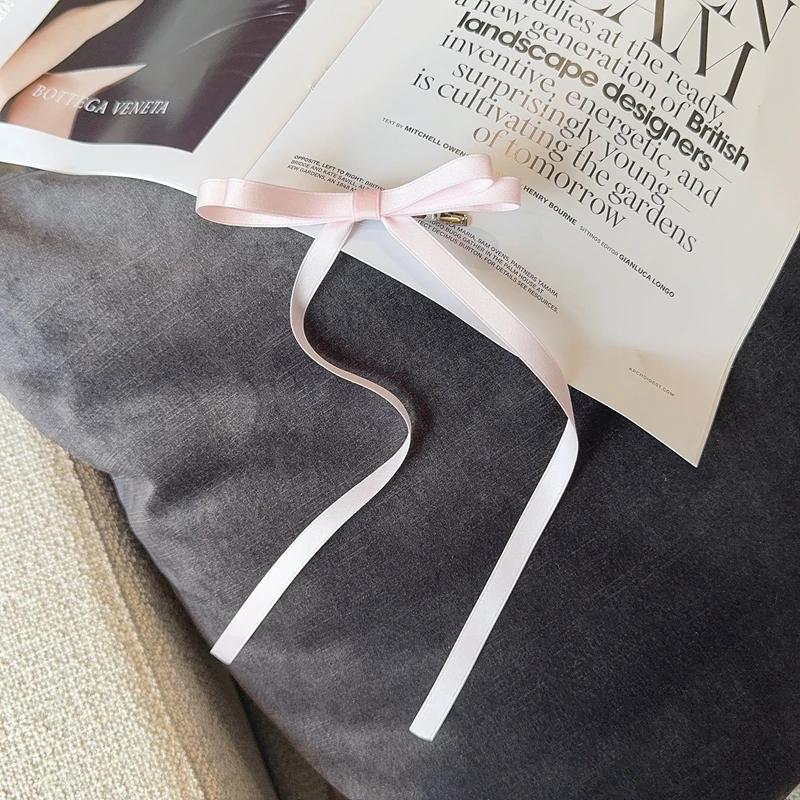 1Pcs Sweet Long Hairpins Ribbon Tassel Bowknot Hair Clip for Women Hair Braid Girl Party Barrettes Adult Headwear Accessories