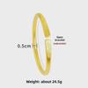 Ladies' Vietnamese Gold Sand Bracelet & Ring Set, Dragon and Phoenix Design, Colorfast Brass Alloy