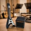 3D-utskrift Gitarrplektrumhållare Retro Gitarrplektrumorganisatör Ukulele-tillbehör