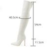 Fashion Eilyken Sexy Stiletto High Heels Women Over-the-Knee Boots Pointed Toe Strippers Ladies Shoes Pole Dancing Long Botas De Mujer
