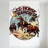 Vintage Ed Horse Ranch Western Cowboy Bull Archery Lasso Metal Tin Sign, Retro Fair Event Poster for Bar Cafe Man Cave Home Deco