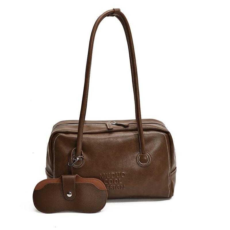 Small and simple square bag for women  casual shoulder bag for armpit manual  crossbody  new for autumn and winter