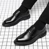 Men Business Dress Shoes Black Soft Leather Men Heighten Formal British Groom Shoes Casual Wedding Men Oxfords Suit Shoes