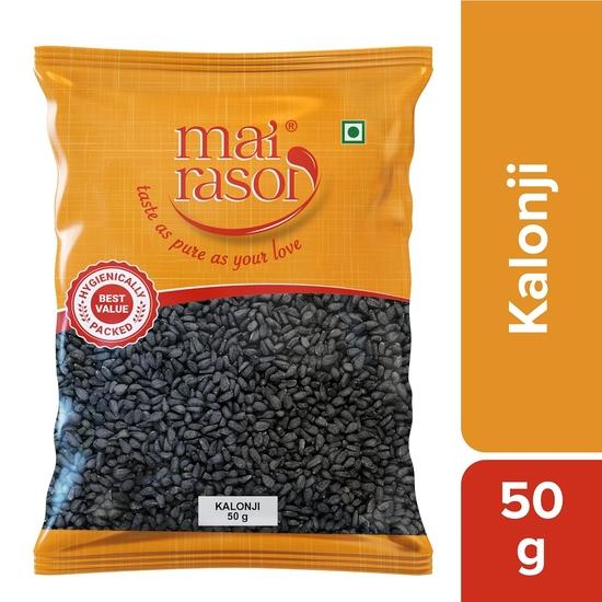 MAI RASOI Kalonji/Mangraila/Nigella/Kala Jeera/Black Cumin Seed 50 Grams