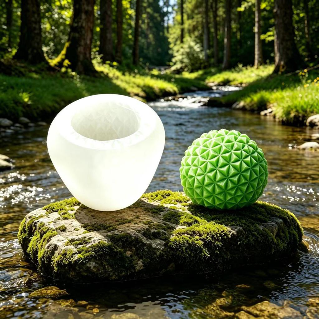Diamond Pattern Sphere Candle Silicone Mold for Handmade Candle Making Flexible Non-Stick Durable Craft Mold for Round Shaped Candle Creation