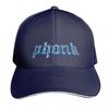Phonk Baseball Cap Cotton Twill Breathable Contrast Two Tone Brim Snapback Flat Bill