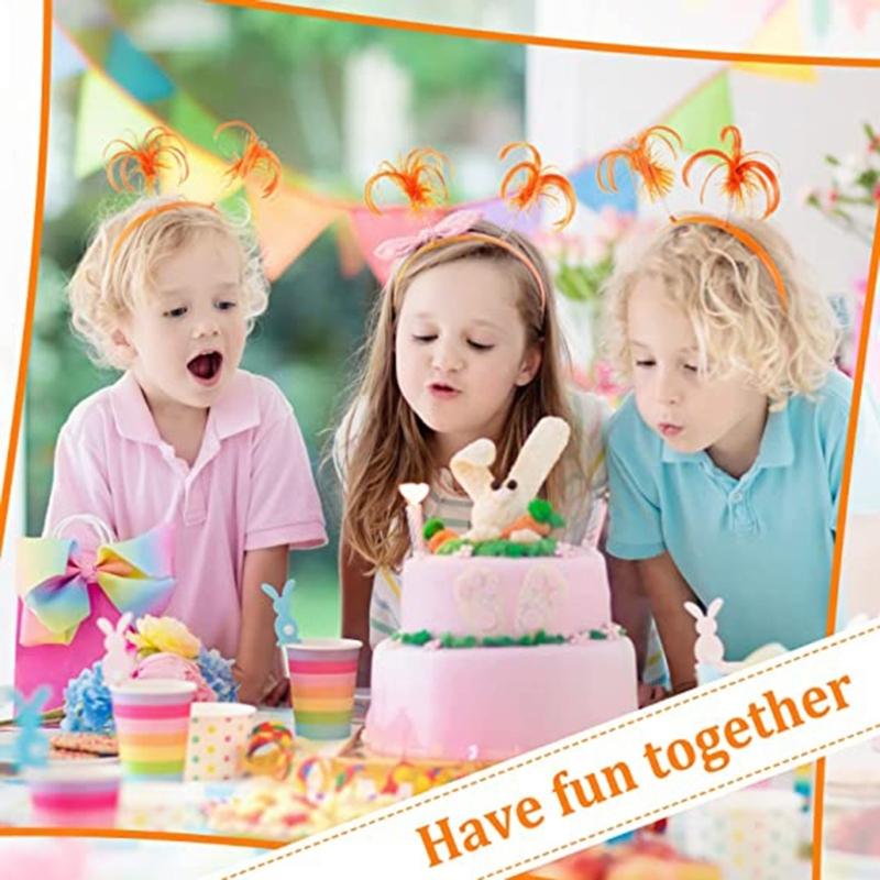 Vícebarevná paruka čelenka kostýmní doplňky třpytivá omotaná culíky hlavová ozdoba pro dívky děti vlasy peří potřeby