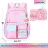 Primary School Rainbow Backpack for Girls - Cute, Large Capacity, Side-Opening