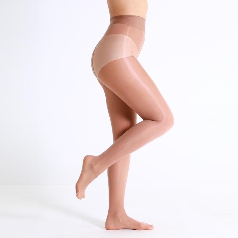 Kave Colored Tight Plus Size Smooth Tights 100% Horseoil Added Thin Stocking Shiny Pantyhose Durable Sheer Women Tights