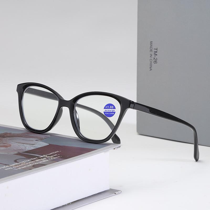 Cat Eye Anti-Blue Light Ultra-Light Fashionable Large Frame HD Reading Glasses