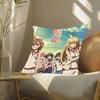 A Certain Scientific R-Railgun Anime Pillow Case Fashion Square Pillowcase Bedroom Sofa Room Ins Decoration Leisure