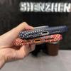 Sunset Golden Mountain Carbon Fiber Magnetic Case for iPhone 17 Pro Max - Full Coverage Metal Lens Protection