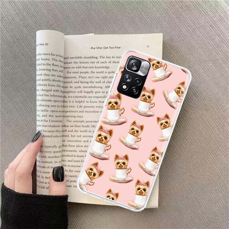 Yorkshire terrier dog Phone Case For Xiaomi Poco X4 F4 GT X3 NFC X5 X6 X7 Pro 5G M5 M5S M3 F5 Mi F6 F3 F2 F1 Cover Coque Fundas