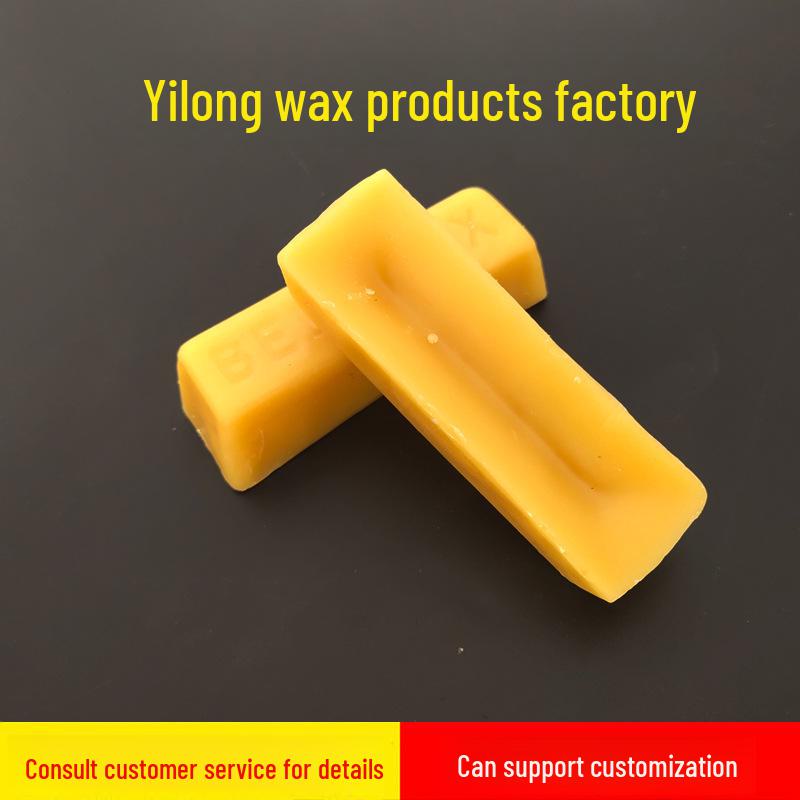 Yellow Beeswax Lipstick Block - 28g (1oz) Natural Cosmetics