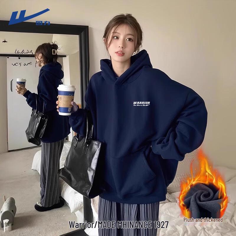 Warrior Women s Plush-Lined Hooded Sweatshirt L