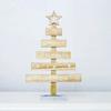 New Christmas Mini Wooden Merry Christmas Tree Home Desk Table Decor Pendants Xmas Tree Ornaments Christmas Decor Happy New Year