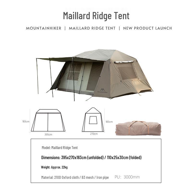 Mountain Guest Automatic Quick-Open Ridge Tent for Outdoor Camping 8 Person