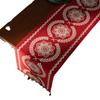 Polyester Colored Woven Jacquard Fringed Decorative Dining Table Cloth Coffee Table Tablecloth Retro Flower Table Flag