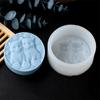 3D Roundness Embossed Love Cat Silicone Soap Mold DIY Cat Paw Candle Soap Mould Chocolate Cake Baking Tools Home Decor Gift