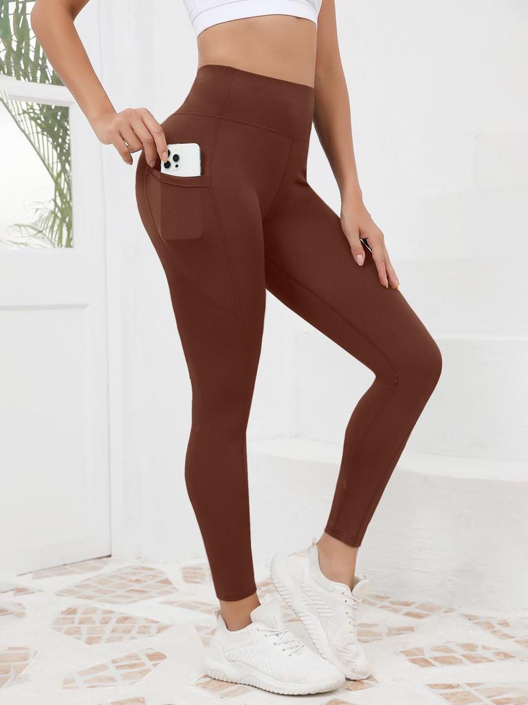 Hottest-Selling High-Waisted Yoga Leggings: Sexy Solid Color Fitness Pants for Women