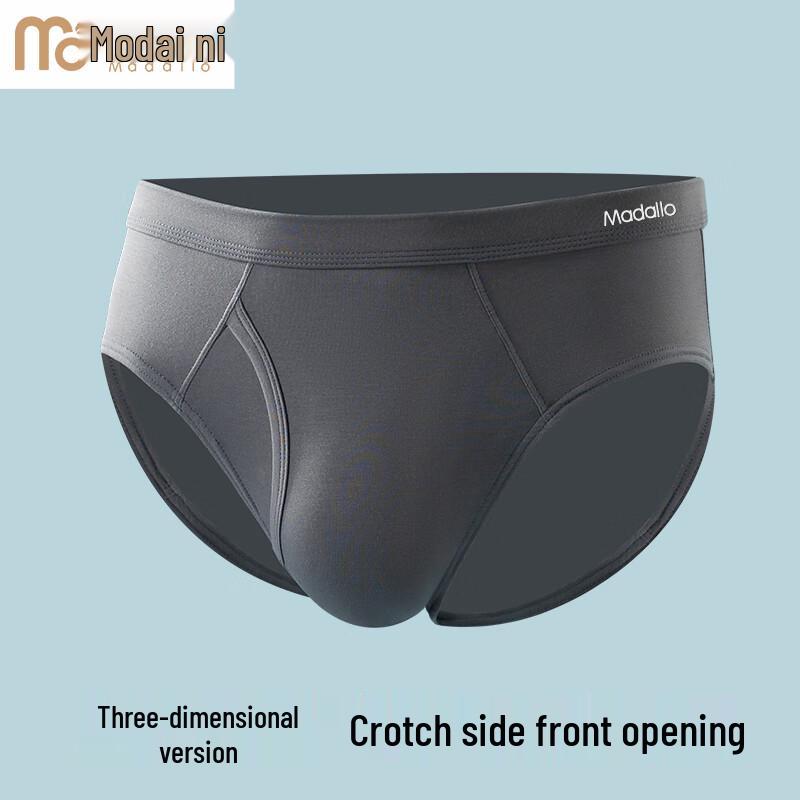 Men's Modal Antibacterial Open Fly Briefs