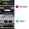 Auto Frontklappe Nieren-Kühlergrill Glänzend Schwarz Für BMW E36 3er Serie 1997 1998 1999 Facelift 51138195152 51138195151