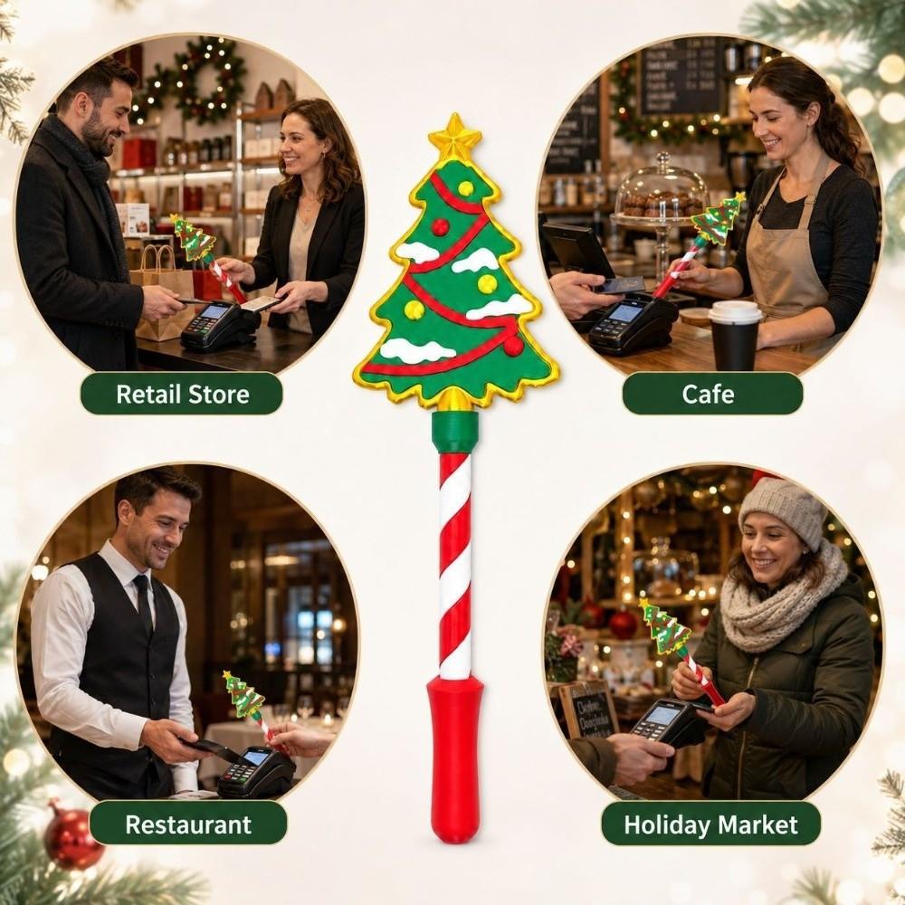Creative Christmas Payment Magic Wand Portable Contactless Payment Sleeve Xmas