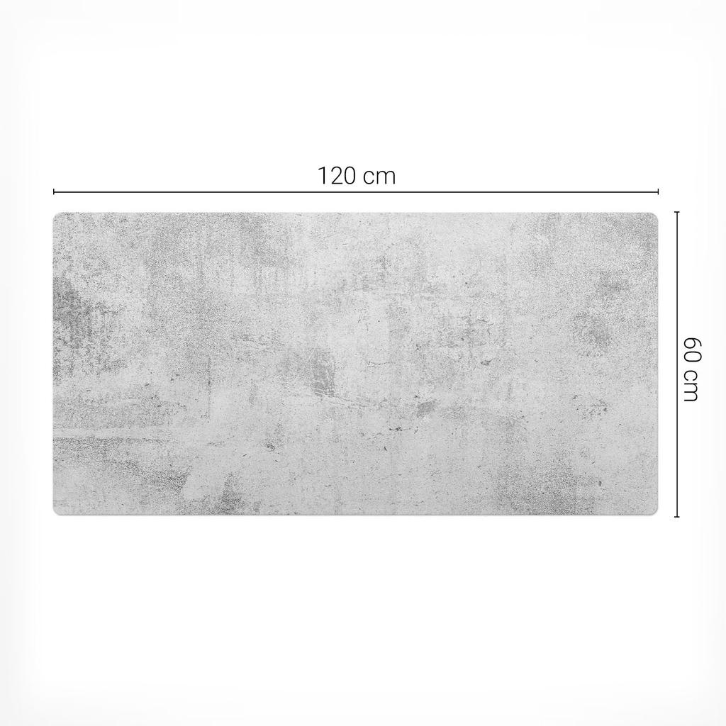 Podkładka Gamingowa Antypoślizgowa Pod Myszkę Betonowa Faktura 120X60 Cm
