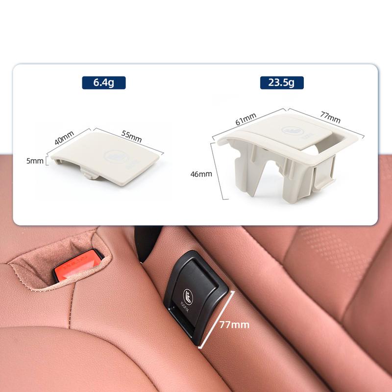 Car Rear Child Seat ISOFIX Fixing Cover for BMW X5 G05 X7 G07 Child Restraint Safety Belt Caps Replacement Parts