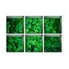 6 Stück vierblättriges Kleeblatt und Blume Badewannenaufkleber, rutschfest, wasserdicht, 3D-Effekt, selbstklebender Badezimmeraufkleber, PVC, abnehmbares Wandbild, 13 x 13 cm