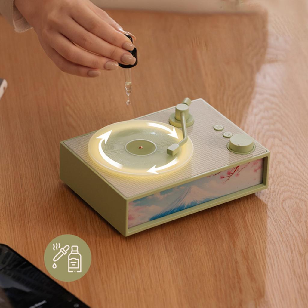 Aromatherapy vinyl Bluetooth speaker Valentine's Day birthday gift for girls and besties practical advanced wireless desktop speakers