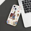 Cute P-Paddingtons Bear For IPhone 14 13 12 Mini 11 Pro XS Max X XR 14 Plus Tempered Glass Cover