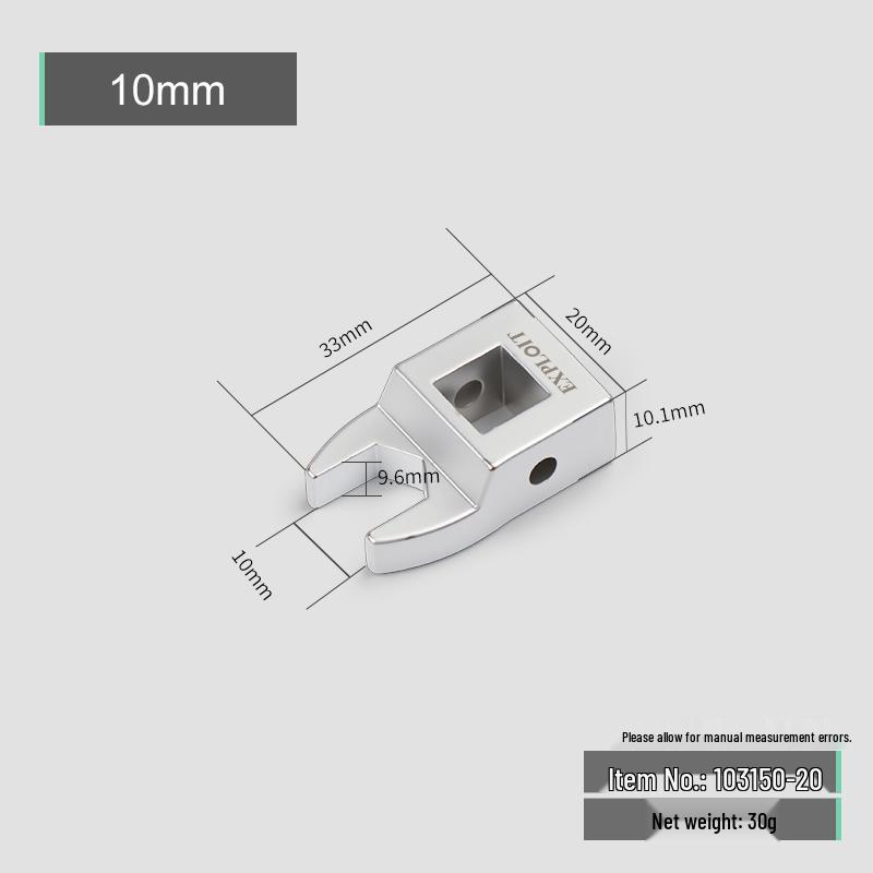 3/8  Drive Quick Ratchet Open-End Torque Wrench with Replaceable Head & Square Drive Socket Adapter
