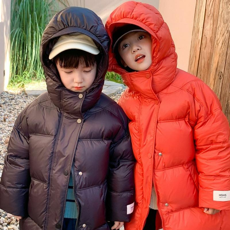 Cold-proof Clothing, Children's Down Jackets, Boys and Girls, Big Children's Velvet Jackets, Children's Clothing
