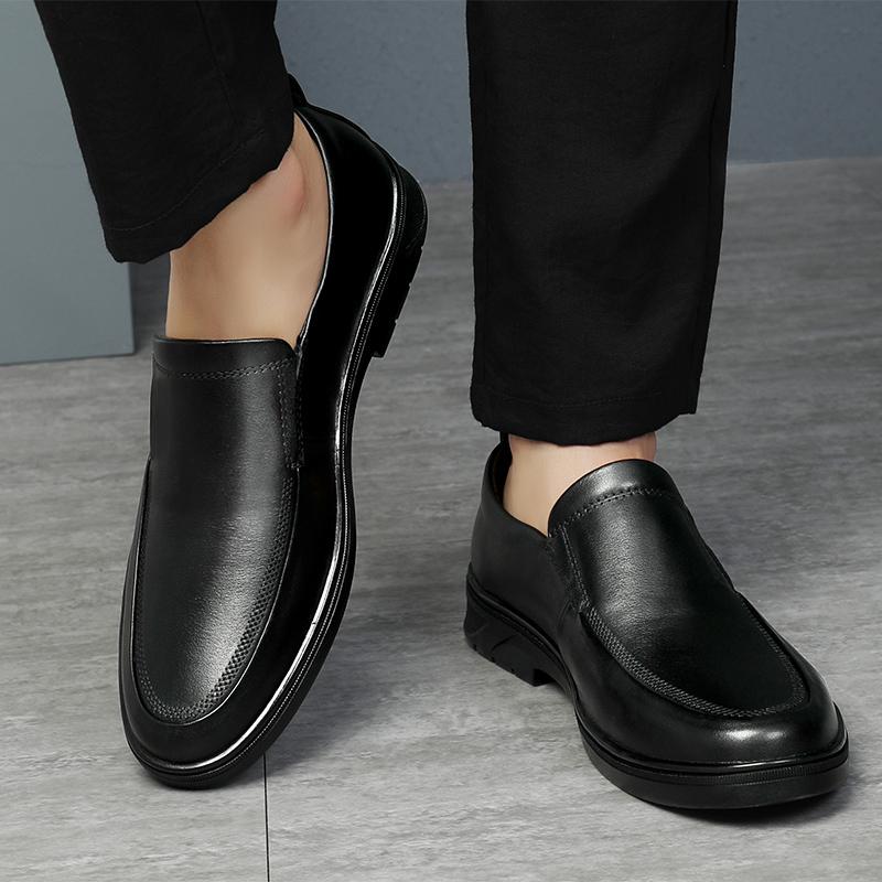 Fashion Comfortable Penny Driving Moccasin Men's Genuine Leather Loafers Slip-On Dress Shoes Casual Business Shoes for Men Classic Flats